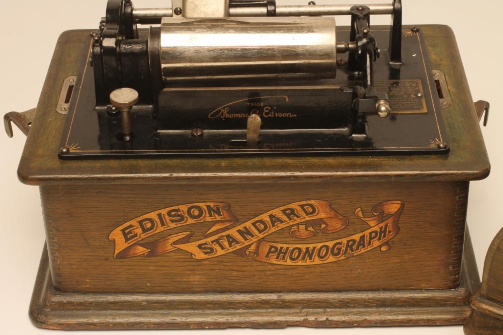 AN EDISON STANDARD PHONOGRAPH Image