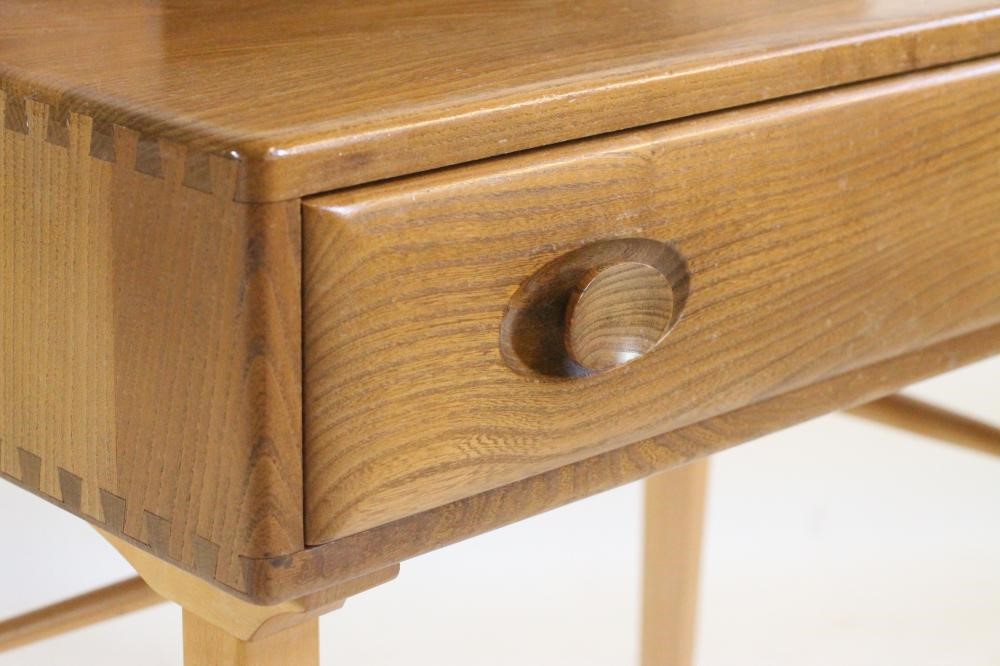 AN ERCOL ELM DESK Image