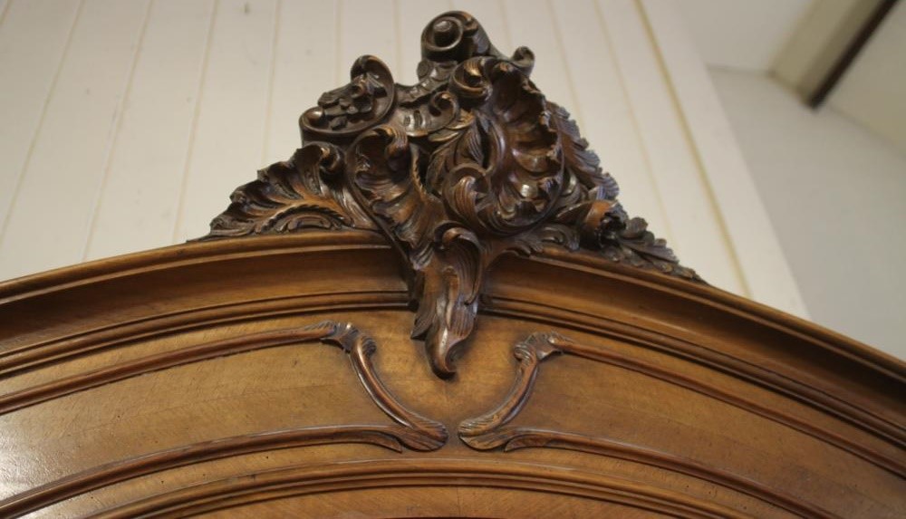 A FRENCH WALNUT ARMOIRE Image