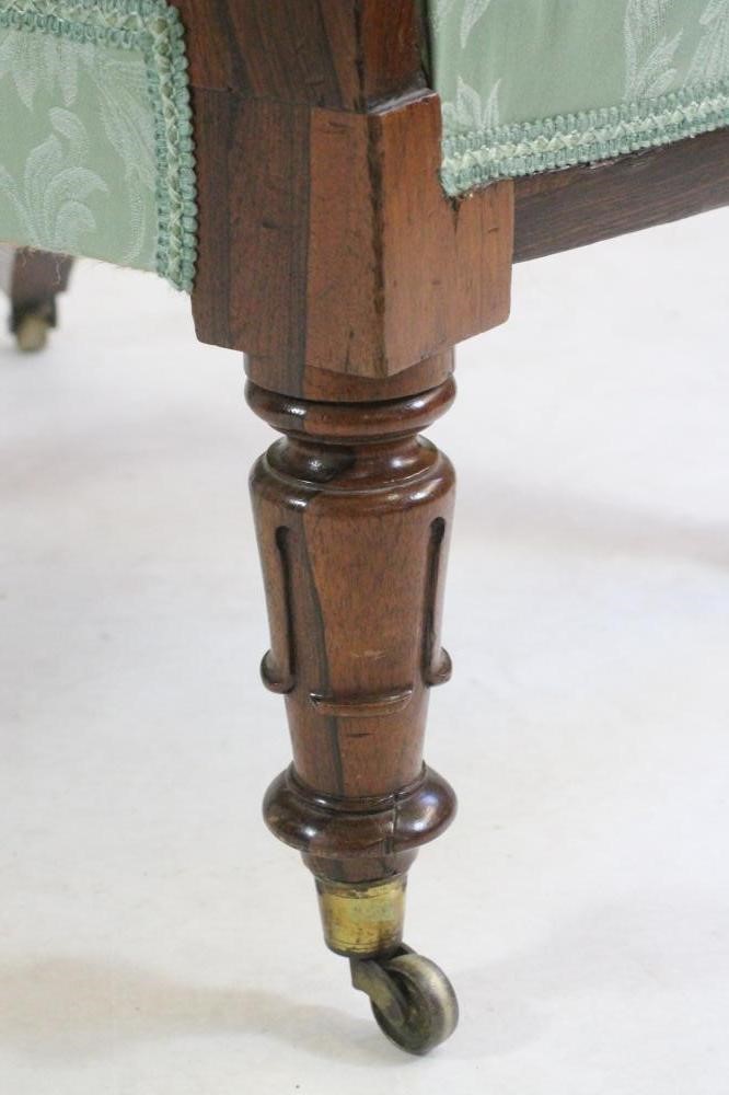 A VICTORIAN ROSEWOOD SALON CHAIR Image