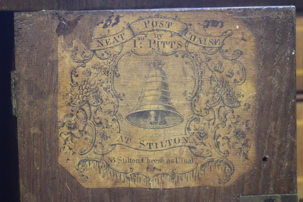 A GEORGIAN WALNUT BUREAU Image