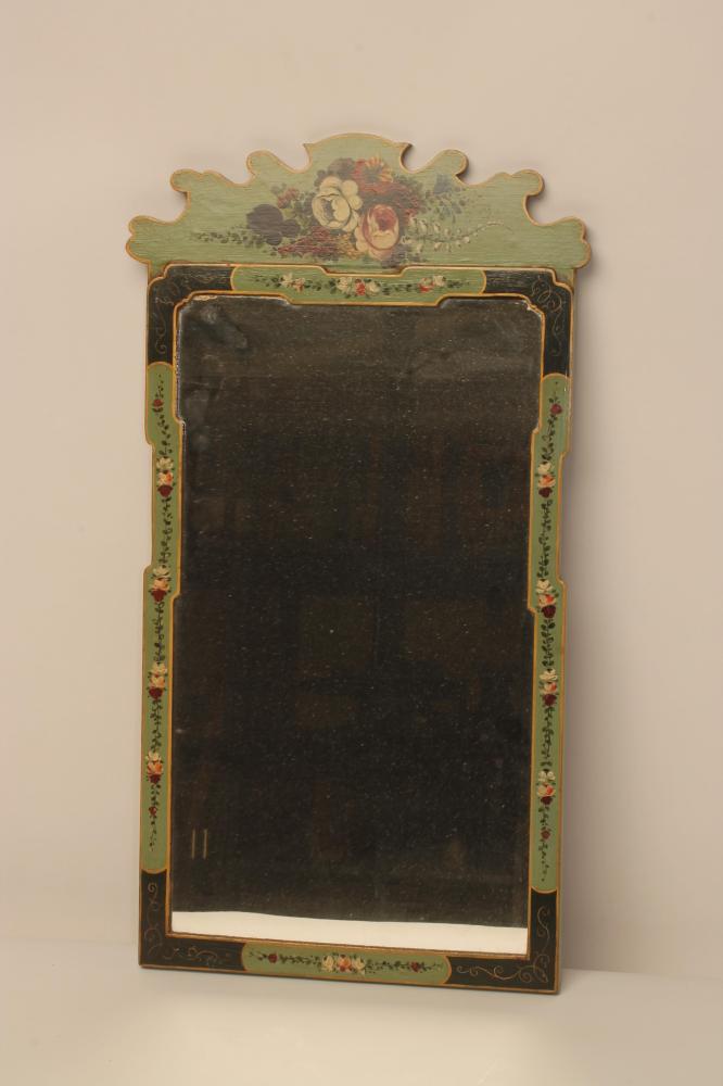 A PAINTED WALL MIRROR Image