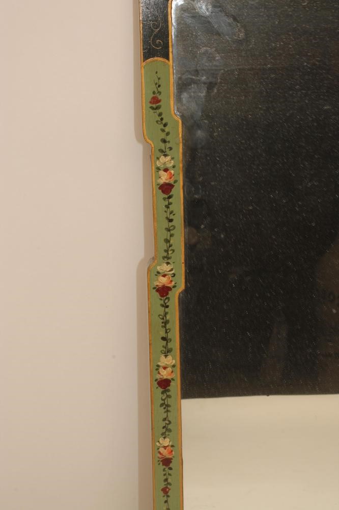 A PAINTED WALL MIRROR Image