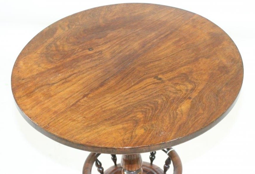 A VICTORIAN ROSEWOOD WINE TABLE Image