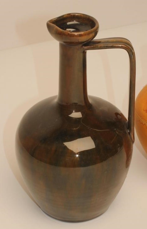 A DICKER WARE THREE HANDLED VASE Image