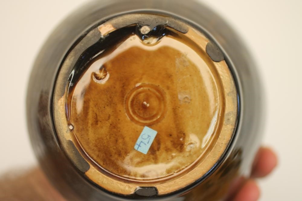 A DICKER WARE THREE HANDLED VASE Image