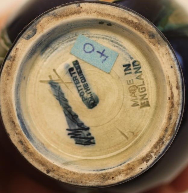 TWO MOORCROFT POTTERY SMALL VASES Image