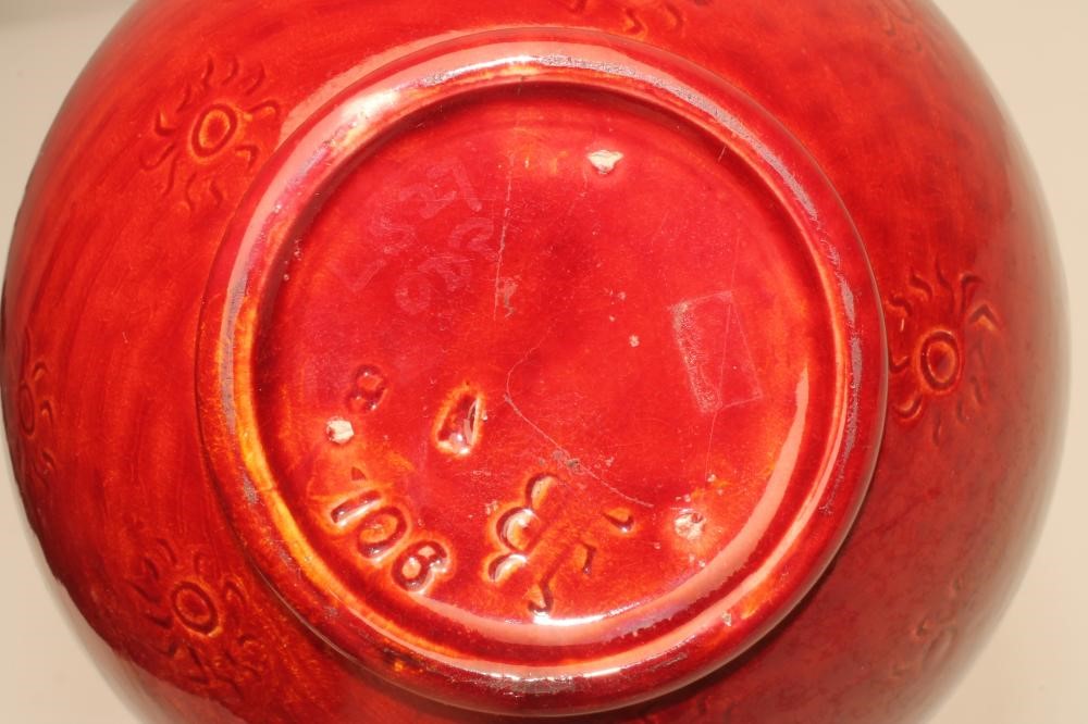 A BURMANTOFTS "FAIENCE" BOTTLE VASE Image