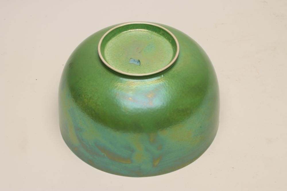 A RUSKIN PORCELAIN BOWL Image