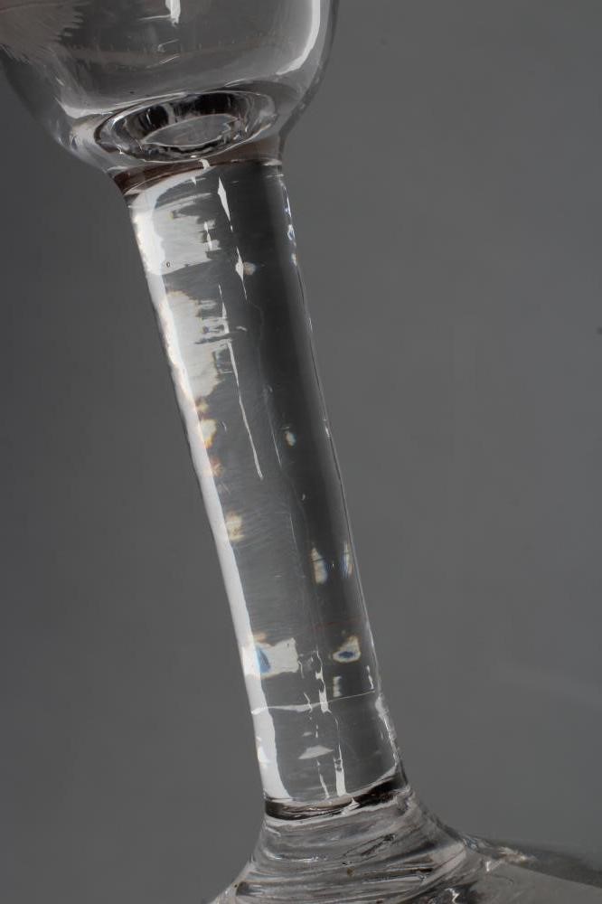 A JACOBITE WINE GLASS Image