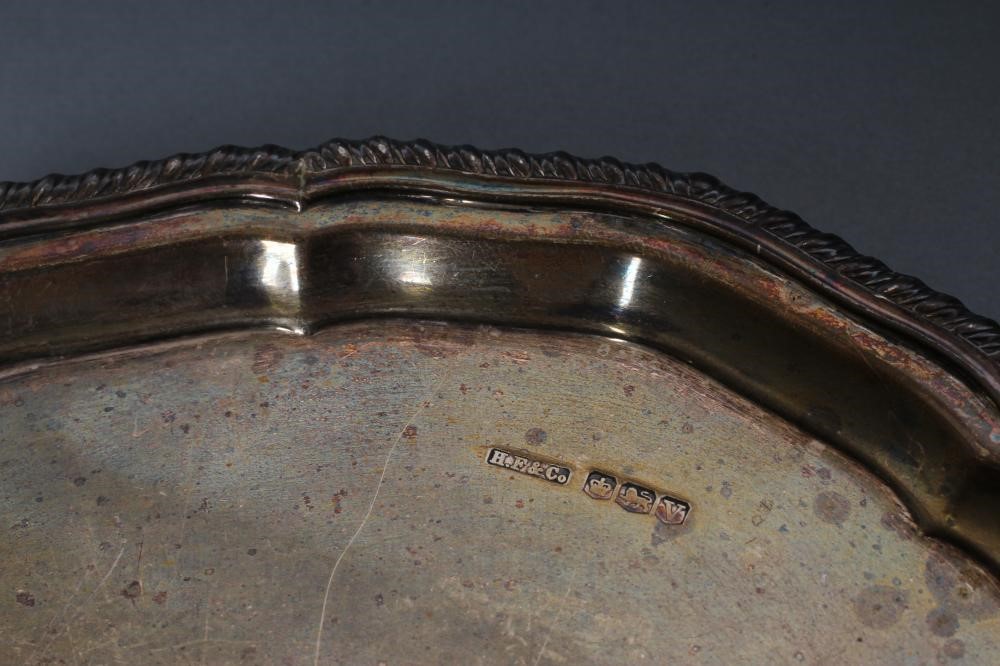 A SMALL SILVER SALVER Image