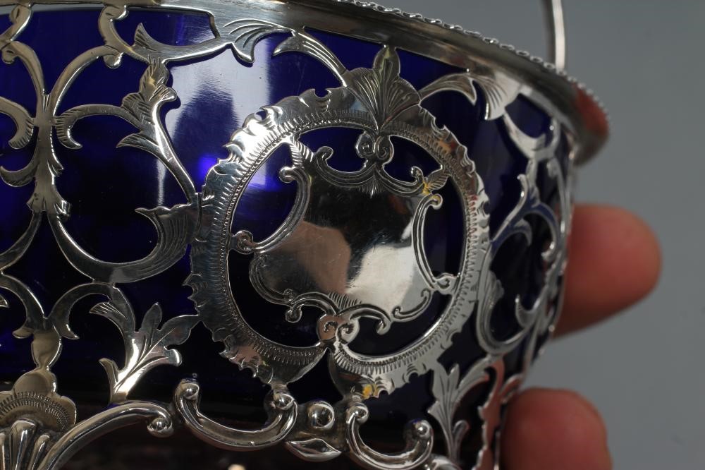 A MATCHED PAIR OF SILVER SWEETMEAT BASKETS Image