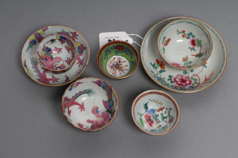 A COLLECTION OF BATAVIAN FAMILLE ROSE PORCELAIN Image