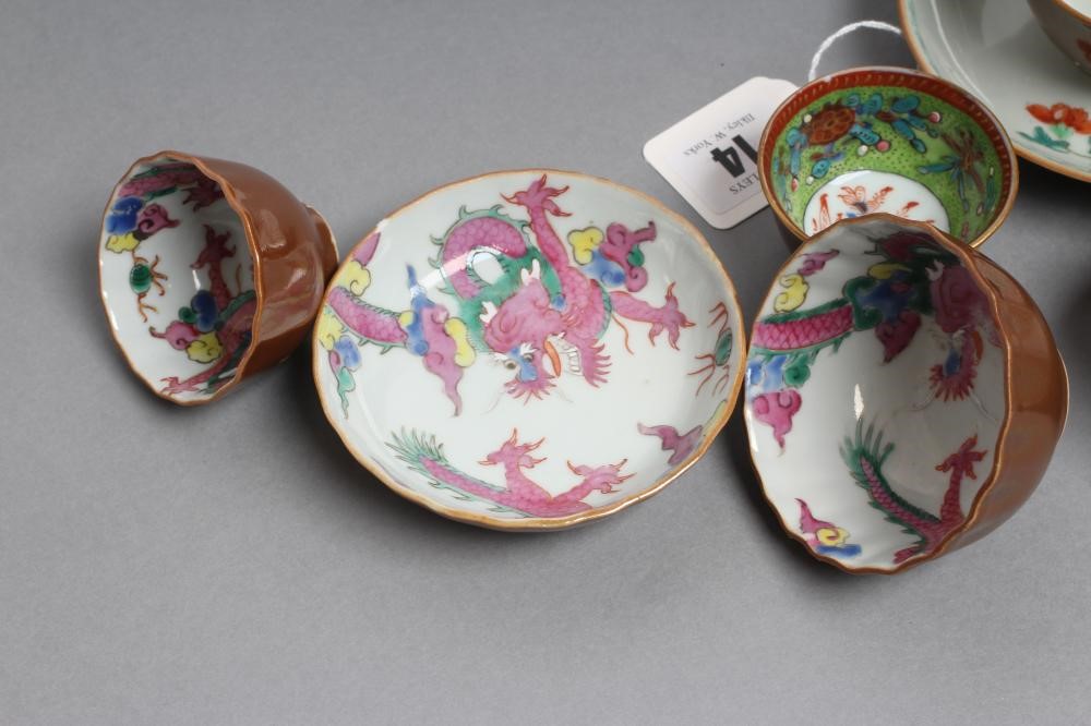 A COLLECTION OF BATAVIAN FAMILLE ROSE PORCELAIN Image