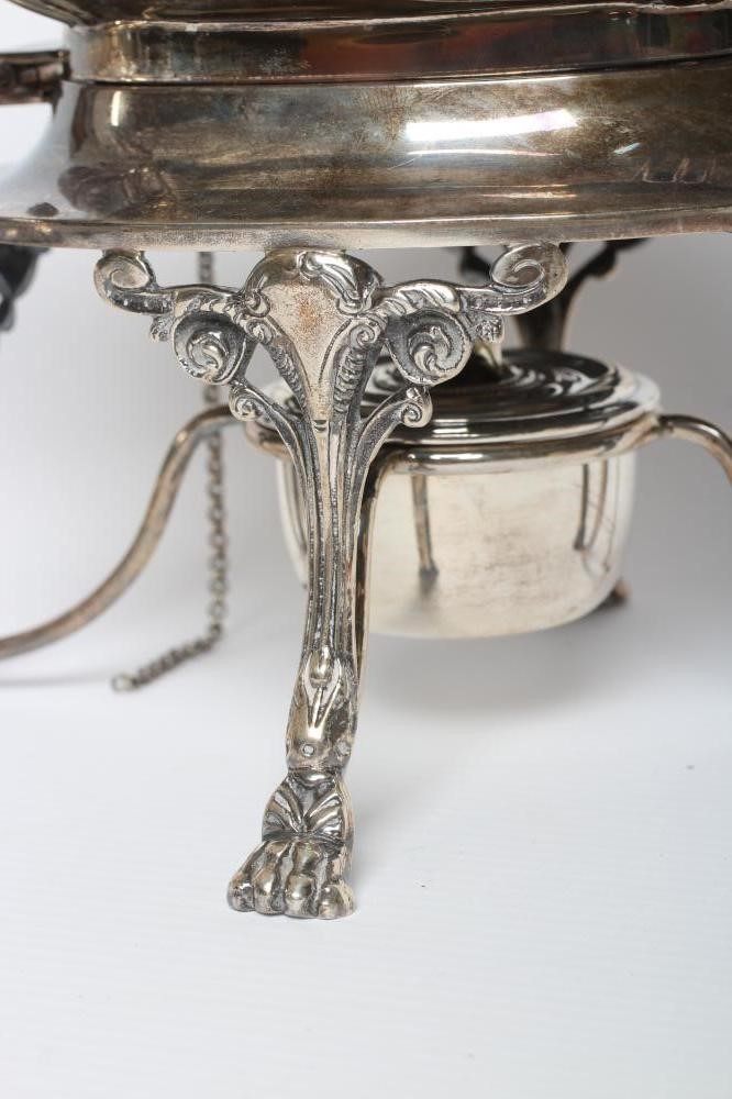 AN EDWARDIAN SILVER THREE PIECE PART SERVICE Image