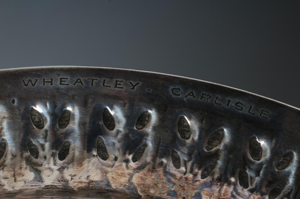 A VICTORIAN SMALL SILVER SALVER Image