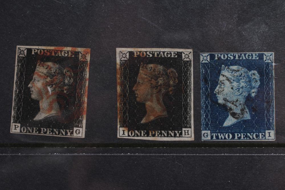 A COLLECTION OF QUEEN VICTORIA LINE ENGRAVED AND EMBOSSED ISSUES including 2 x 1840 1d (Est. plus Image