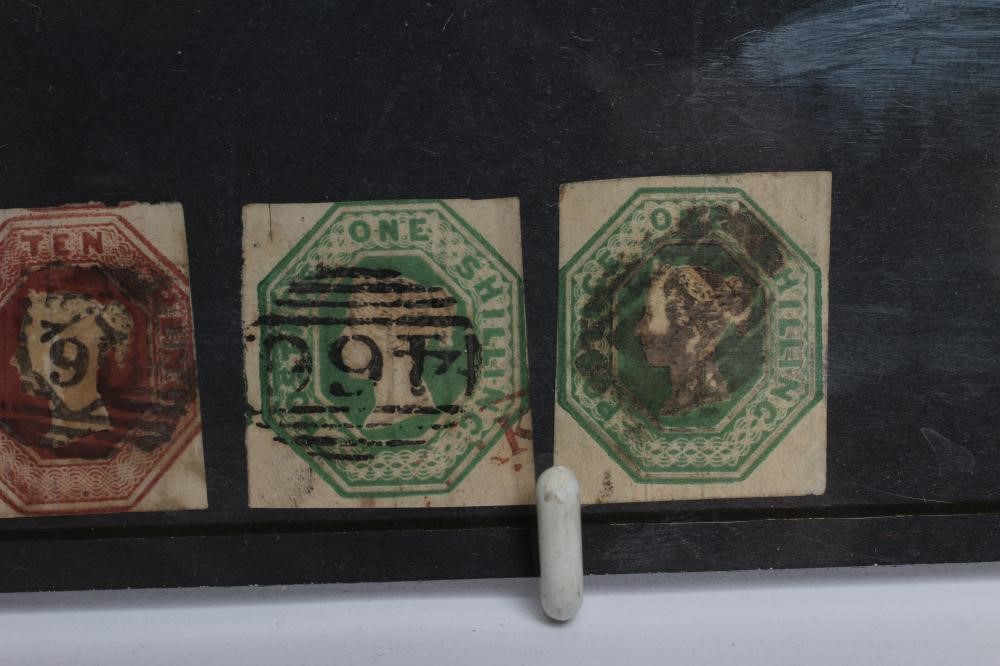 A COLLECTION OF QUEEN VICTORIA LINE ENGRAVED AND EMBOSSED ISSUES including 2 x 1840 1d (Est. plus Image