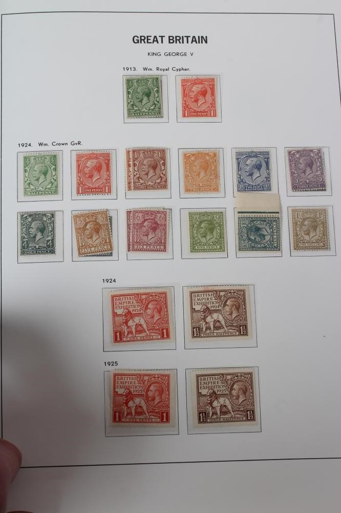GREAT BRITAIN RESIDUAL COLLECTION IN PRINTED ALBUM Image