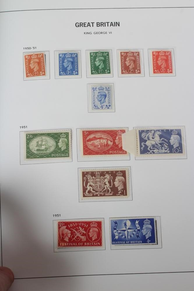GREAT BRITAIN RESIDUAL COLLECTION IN PRINTED ALBUM Image