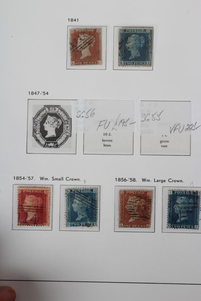 GREAT BRITAIN RESIDUAL COLLECTION IN PRINTED ALBUM Image