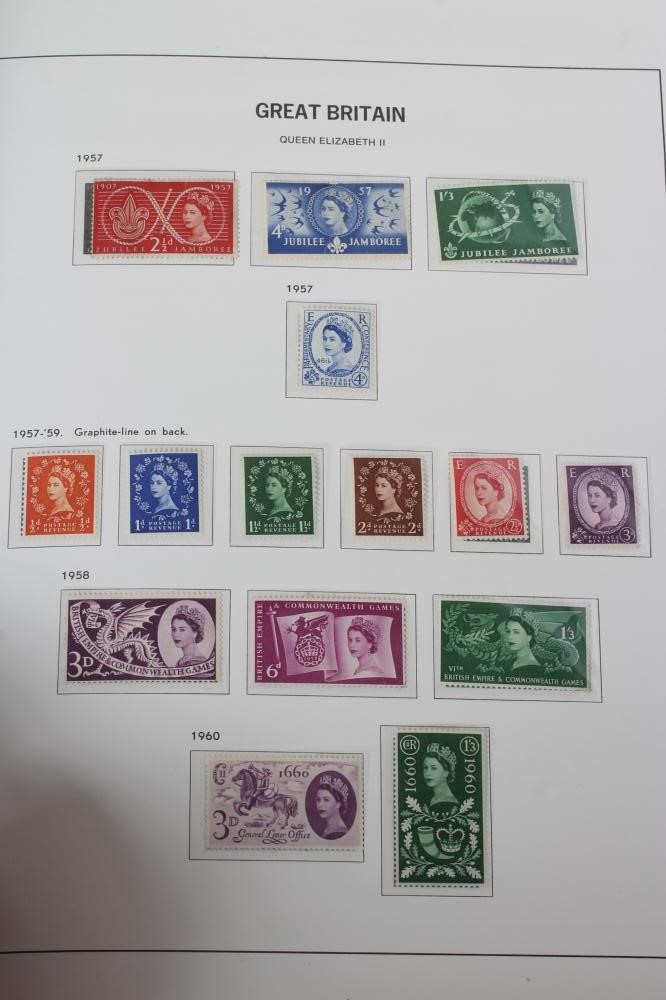 GREAT BRITAIN RESIDUAL COLLECTION IN PRINTED ALBUM Image