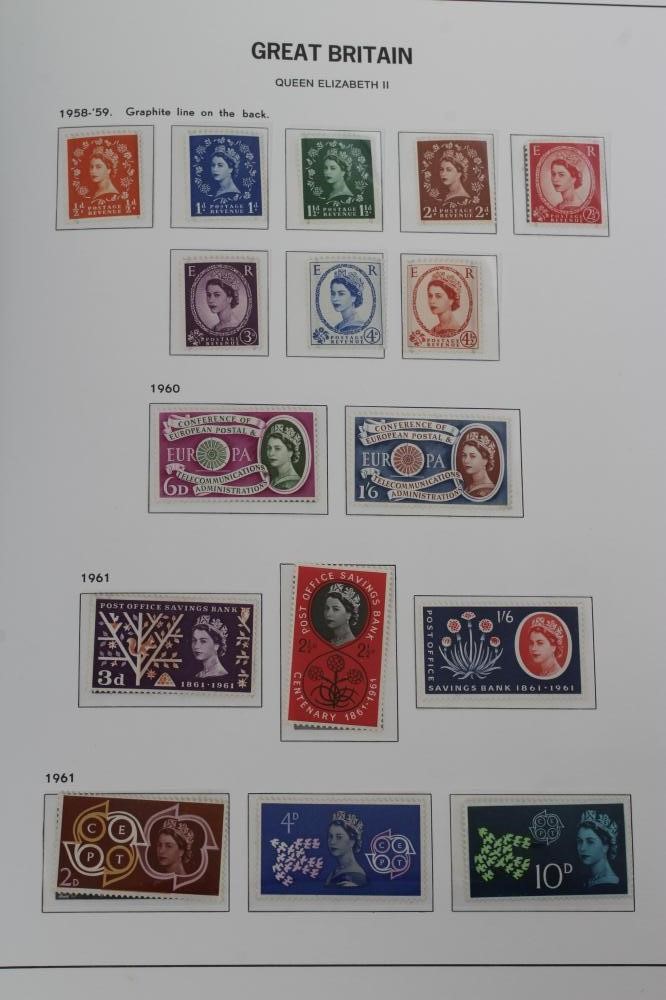 GREAT BRITAIN RESIDUAL COLLECTION IN PRINTED ALBUM Image