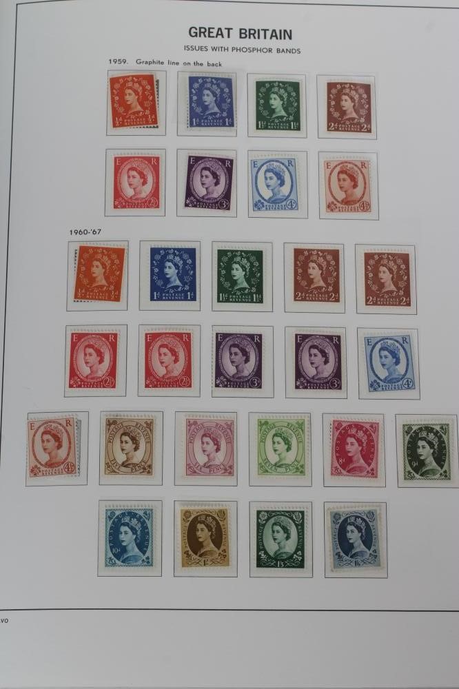 GREAT BRITAIN RESIDUAL COLLECTION IN PRINTED ALBUM Image
