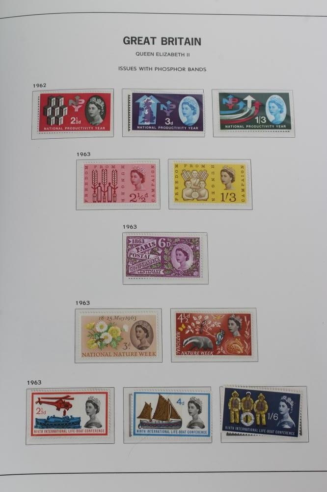 GREAT BRITAIN RESIDUAL COLLECTION IN PRINTED ALBUM Image