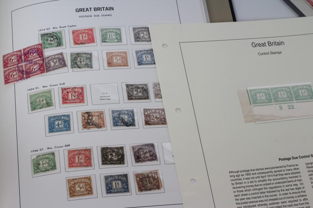GREAT BRITAIN RESIDUAL COLLECTION IN PRINTED ALBUM Image