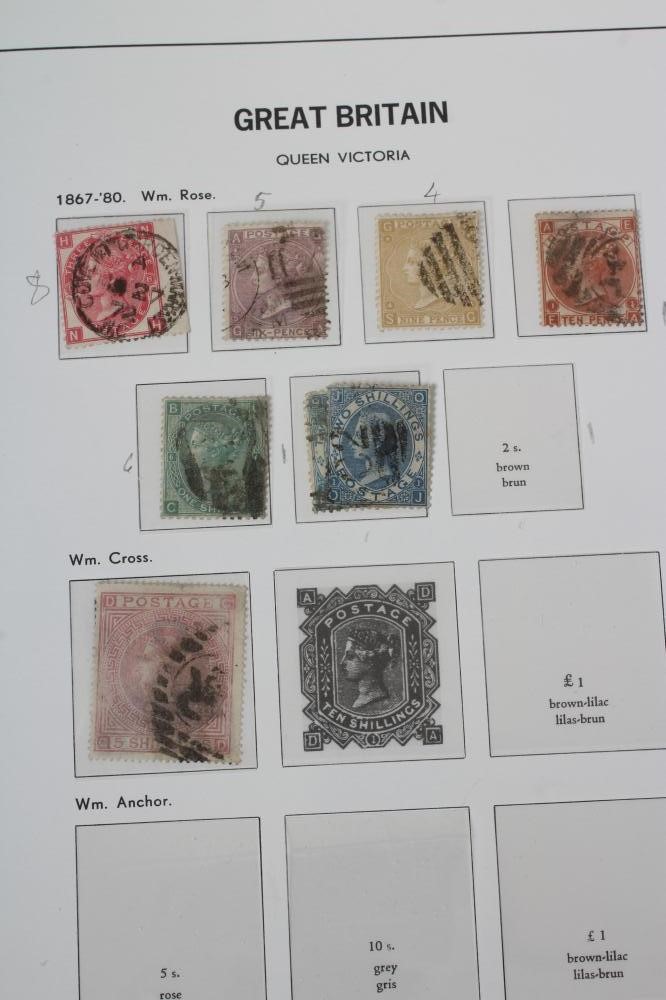 GREAT BRITAIN RESIDUAL COLLECTION IN PRINTED ALBUM Image