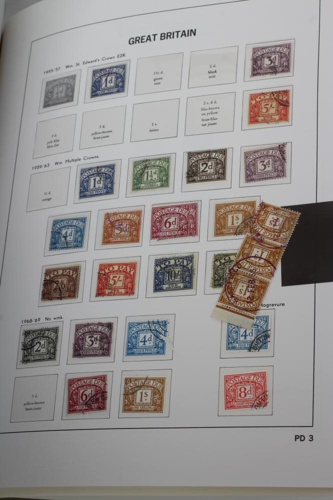 GREAT BRITAIN RESIDUAL COLLECTION IN PRINTED ALBUM Image