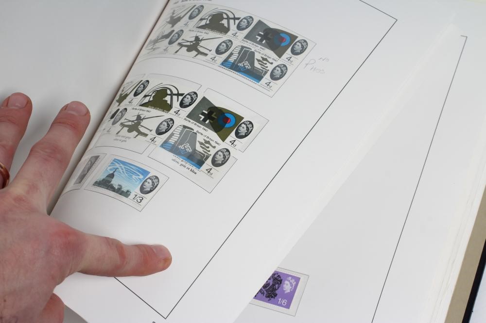 GREAT BRITAIN RESIDUAL COLLECTION IN PRINTED ALBUM Image