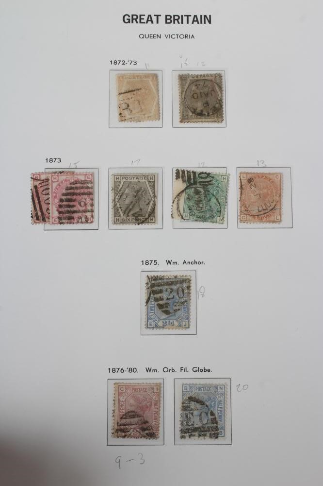 GREAT BRITAIN RESIDUAL COLLECTION IN PRINTED ALBUM Image