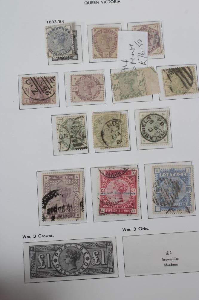 GREAT BRITAIN RESIDUAL COLLECTION IN PRINTED ALBUM Image