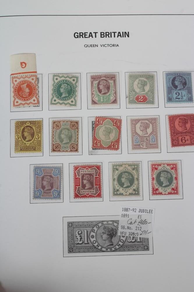 GREAT BRITAIN RESIDUAL COLLECTION IN PRINTED ALBUM Image