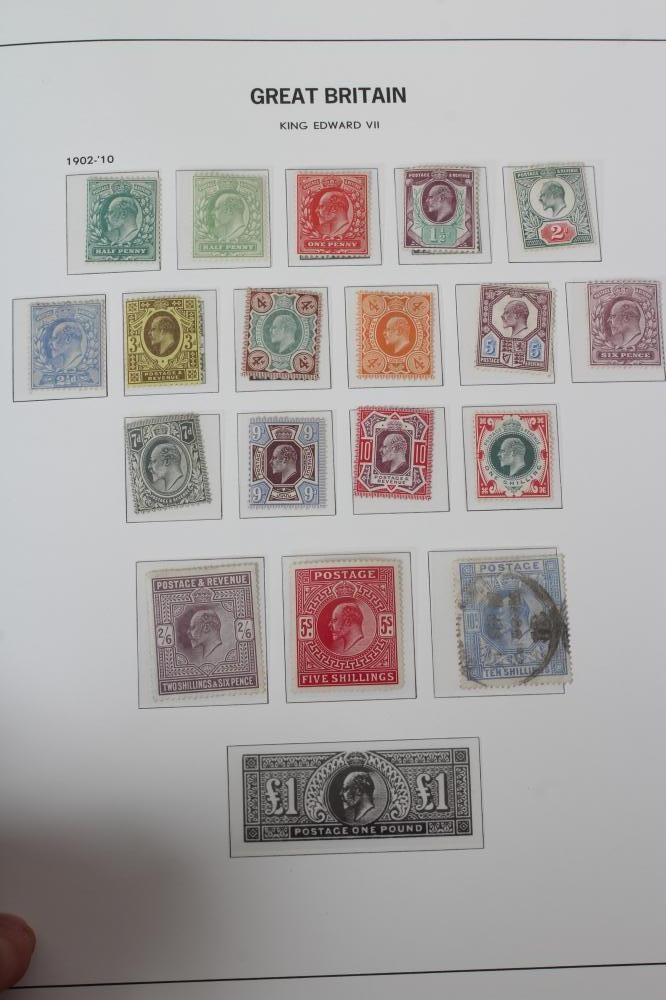 GREAT BRITAIN RESIDUAL COLLECTION IN PRINTED ALBUM Image