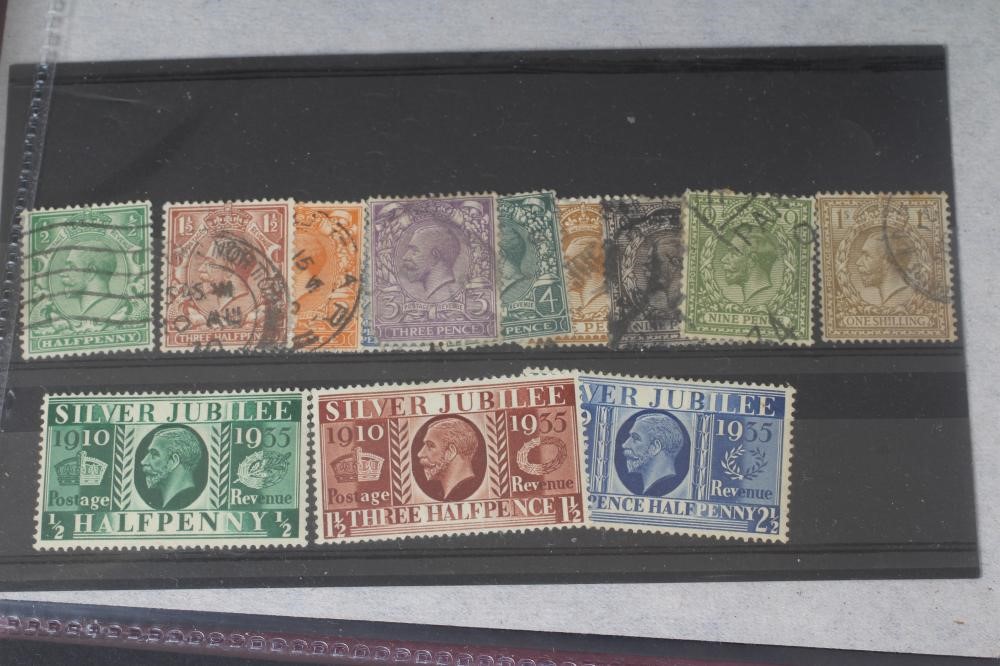 A GB COLLECTION including Value in line engraved and 1883 1 1/2d Lilac block of 4 mint (Est. plus Image