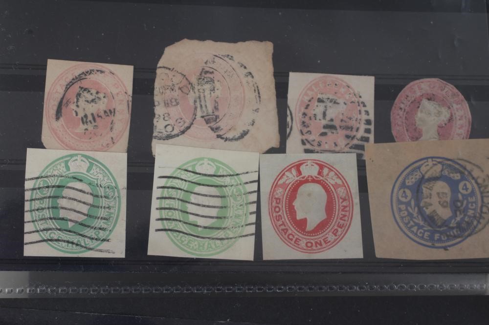 A GB COLLECTION including Value in line engraved and 1883 1 1/2d Lilac block of 4 mint (Est. plus Image