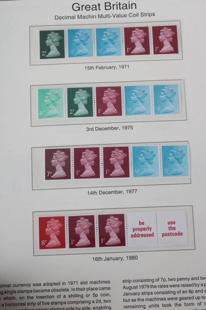 A GB COLLECTION including Value in line engraved and 1883 1 1/2d Lilac block of 4 mint (Est. plus Image