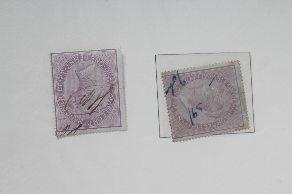A SPARSE GB COLLECTION but including interesting Molready Envelopes and two Penny Blacks on piece Image