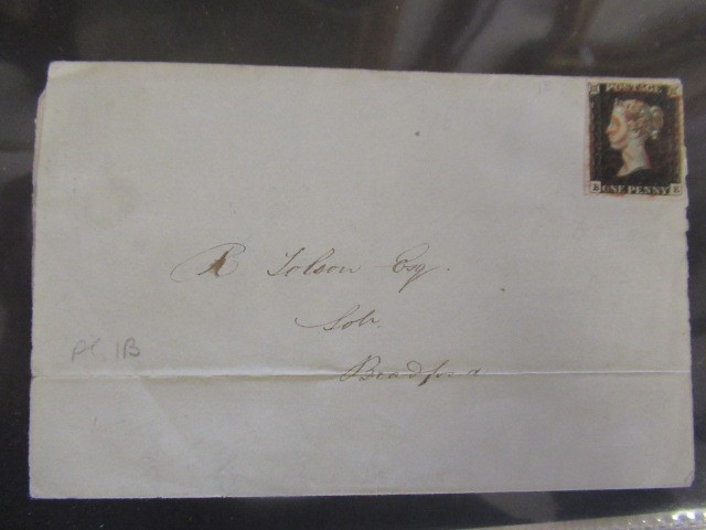 A SPARSE GB COLLECTION but including interesting Molready Envelopes and two Penny Blacks on piece Image