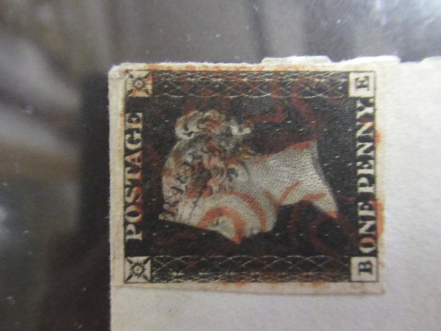 A SPARSE GB COLLECTION but including interesting Molready Envelopes and two Penny Blacks on piece Image