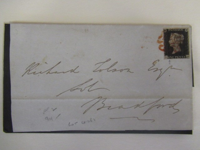 A SPARSE GB COLLECTION but including interesting Molready Envelopes and two Penny Blacks on piece Image