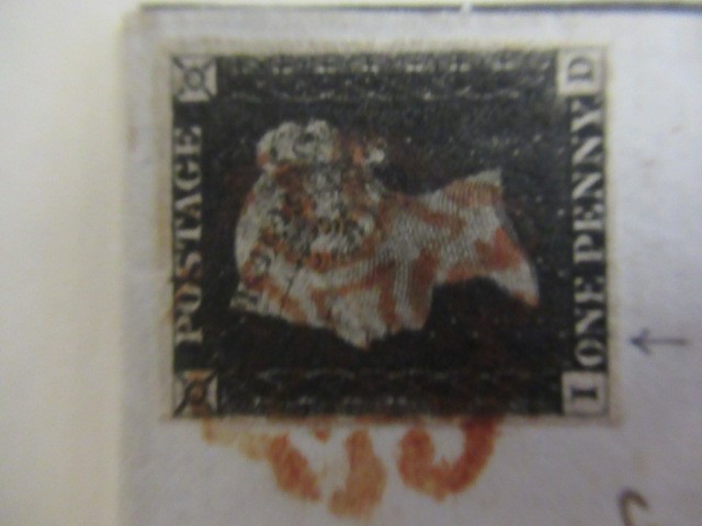 A SPARSE GB COLLECTION but including interesting Molready Envelopes and two Penny Blacks on piece Image