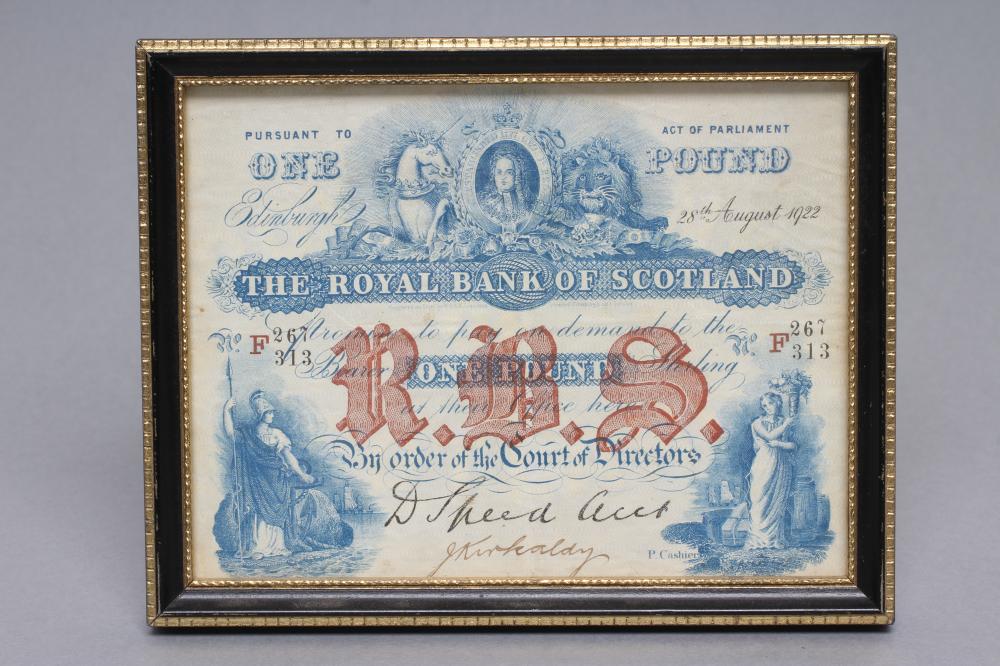 A ROYAL BANK OF SCOTLAND £1 NOTE Image