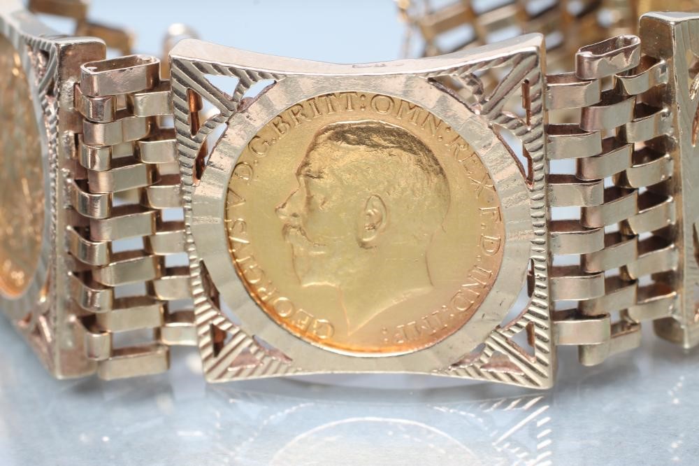 FOUR GOLD SOVEREIGNS comprising Victoria OH 1893 Image