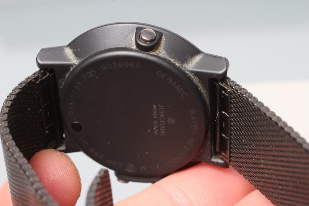 A GENTLEMAN'S JUNGHANS MEGA SOLAR CERAMIC WRISTWATCH Image