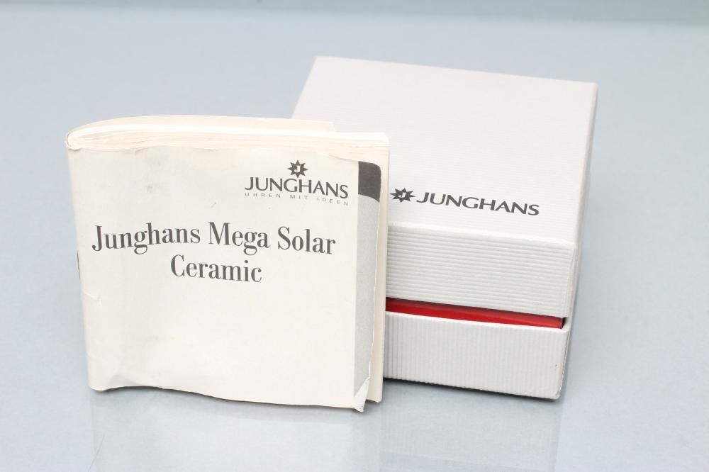 A GENTLEMAN'S JUNGHANS MEGA SOLAR CERAMIC WRISTWATCH Image