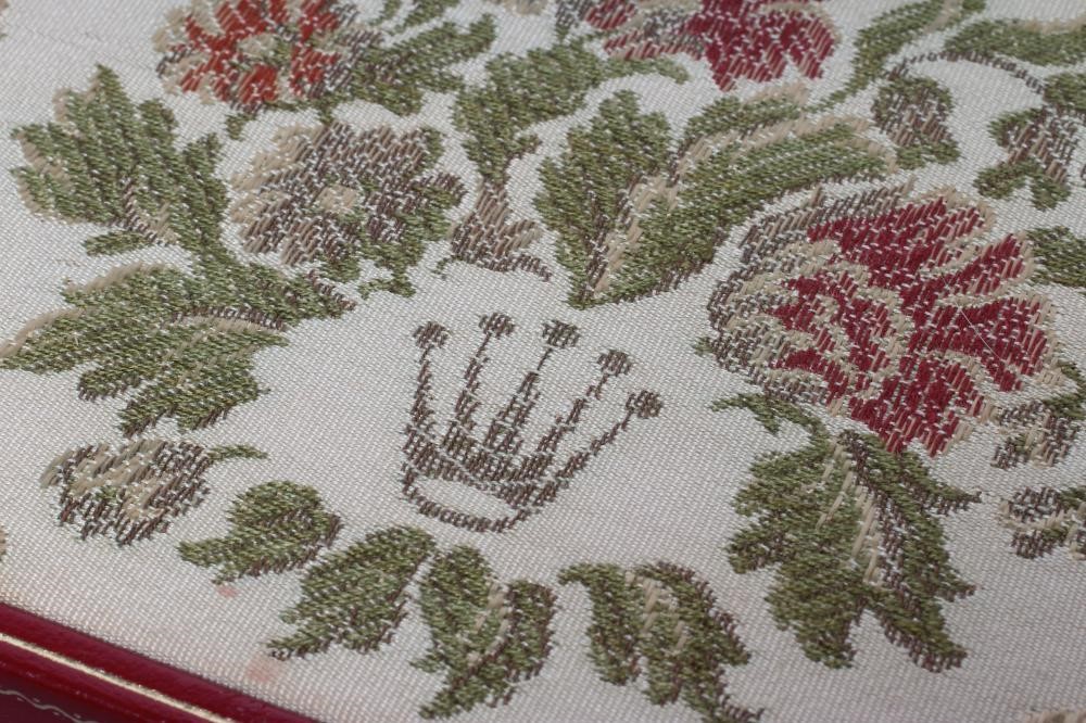 A ROLEX RED LEATHER WATCH/JEWELLERY CASE Image